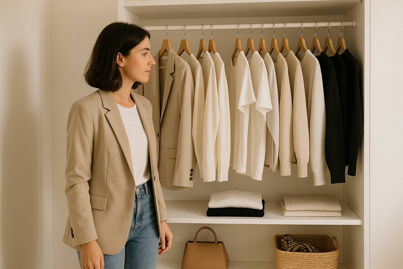 Cómo crear looks diferentes con pocas prendas
