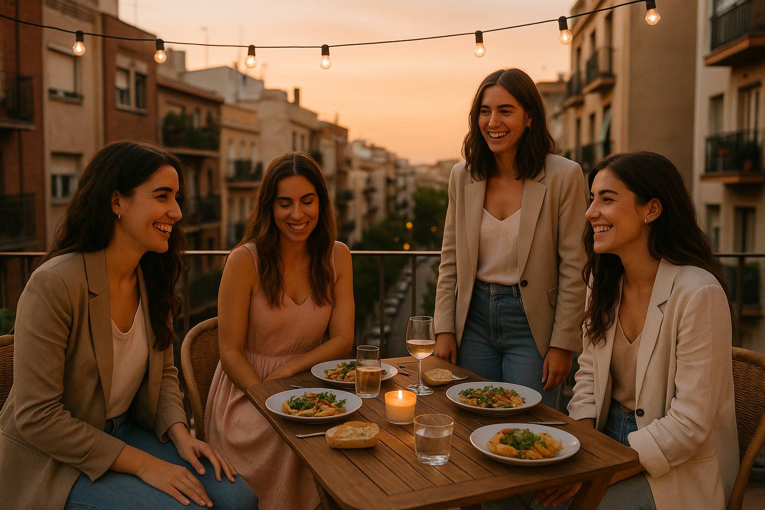 Cómo vestir para una cena informal con amigos sin ir demasiado arreglada