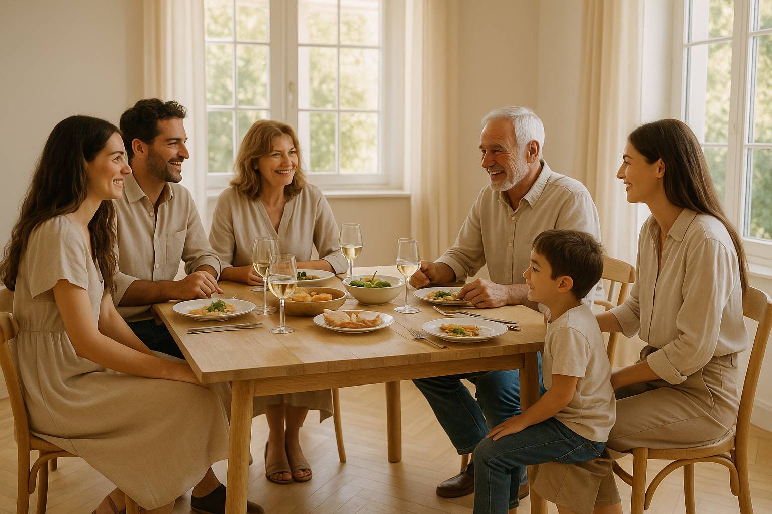 Cómo vestir para una comida familiar informal