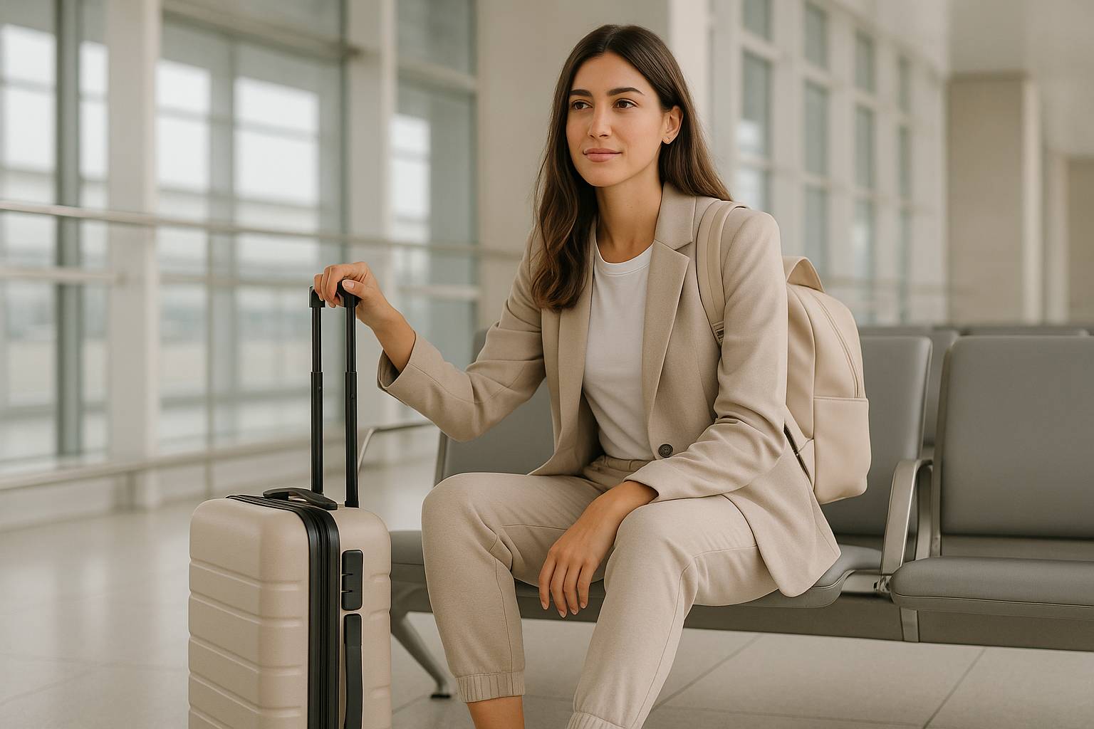 Looks cómodos para viajar en avión o tren sin perder estilo