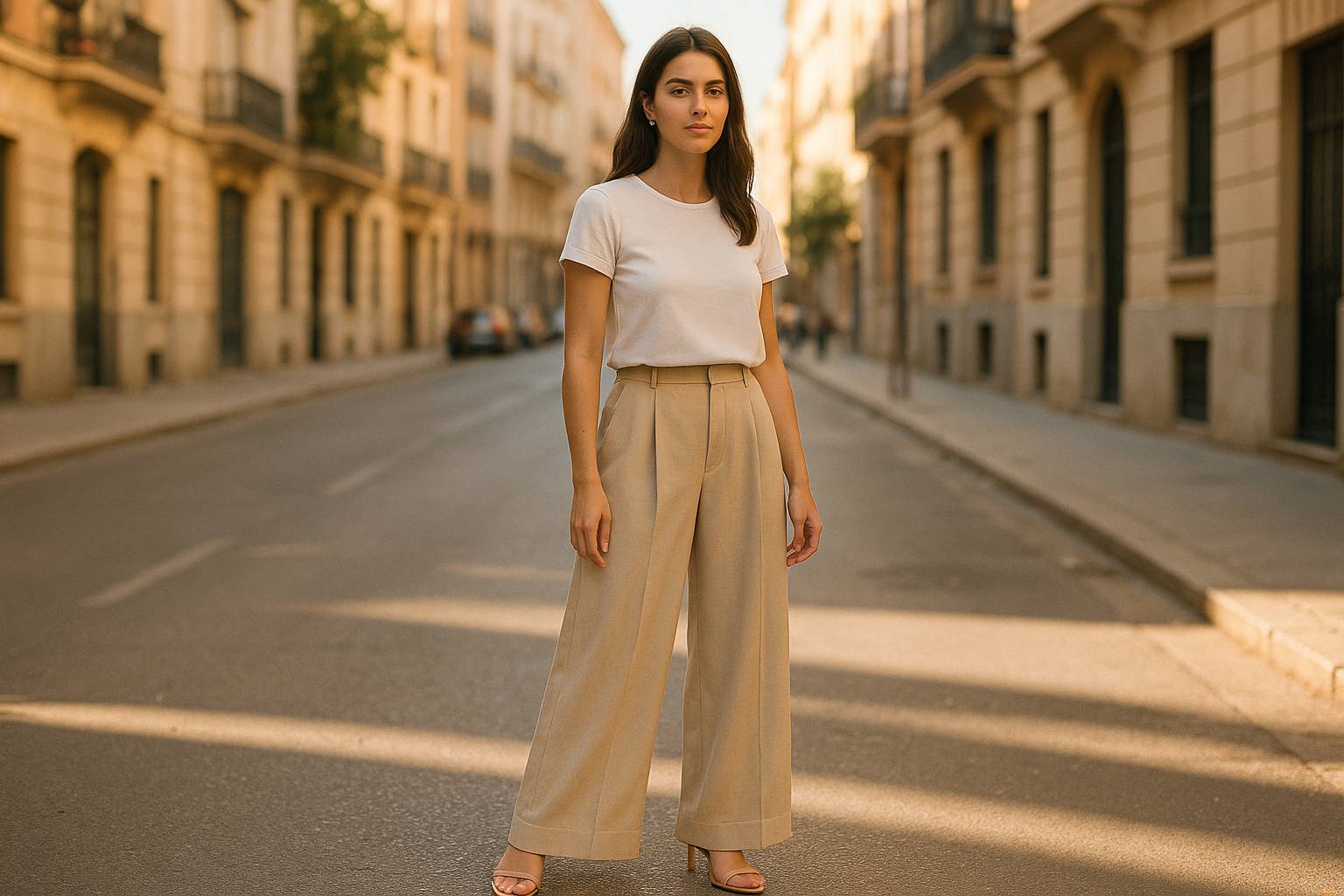 Qué zapatos combinan mejor con pantalones anchos